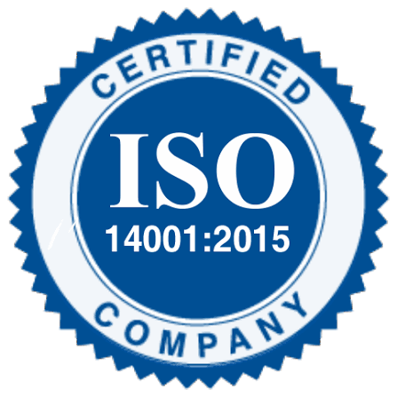 ISO 14001:2015 Certified